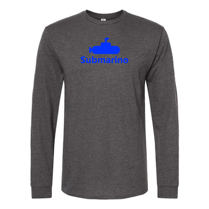 Men's Submarino Logo Cotton Long Sleeve T-Shirt