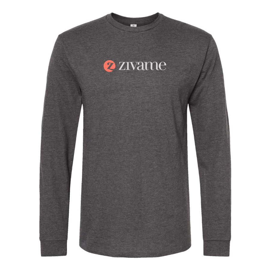 Men's Zivame Logo Cotton Long Sleeve T-Shirt
