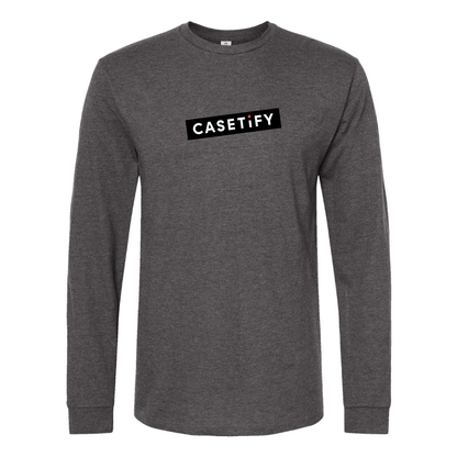 Men's Casetify Logo Cotton Long Sleeve T-Shirt