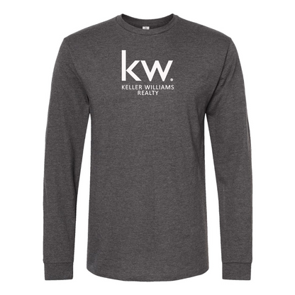 Men's Keller Williams Logo  Cotton Long Sleeve T-Shirt