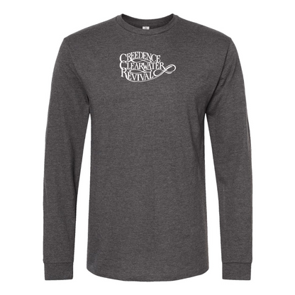 Men's Creedence Clearwater Revival Logo Cotton Long Sleeve T-Shirt