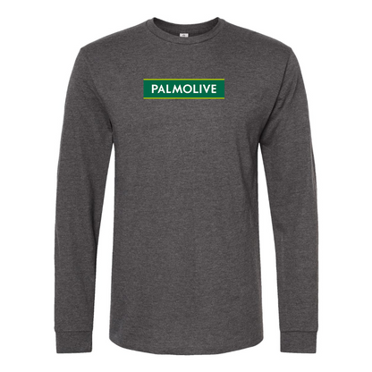 Men's Palmolive Logo Cotton Long Sleeve T-Shirt