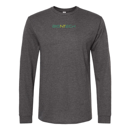 Men's Biontech Logo Cotton Long Sleeve T-Shirt