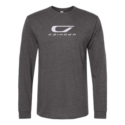 Men's Czinger Logo Cotton Long Sleeve T-Shirt