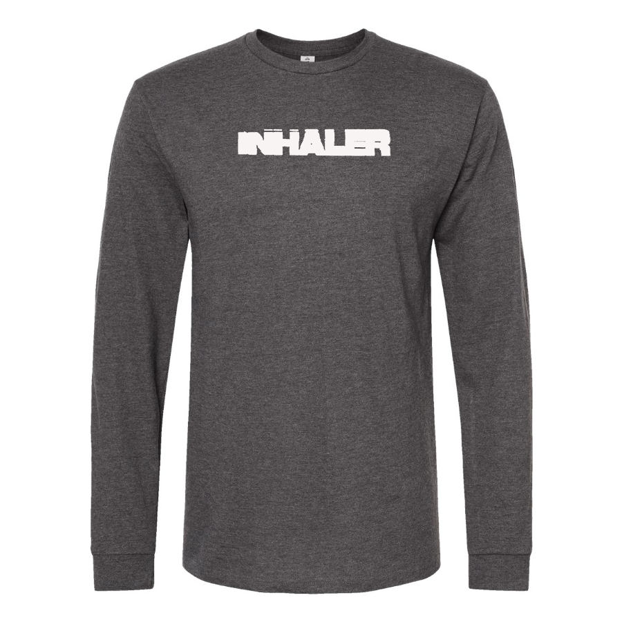 Men's Inhaler  Logo  Cotton Long Sleeve T-Shirt