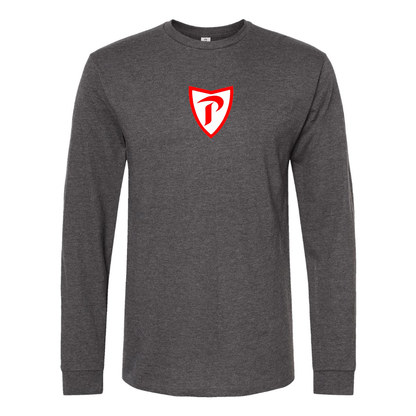 Men's Prince Motor Company Logo Cotton Long Sleeve T-Shirt