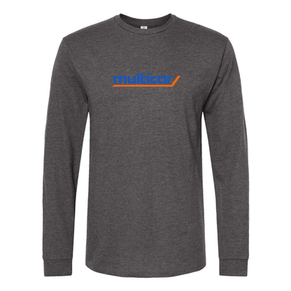 Men's Multicar  Logo Cotton Long Sleeve T-Shirt