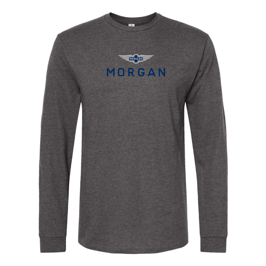 Men's Morgan Logo Cotton Long Sleeve T-Shirt