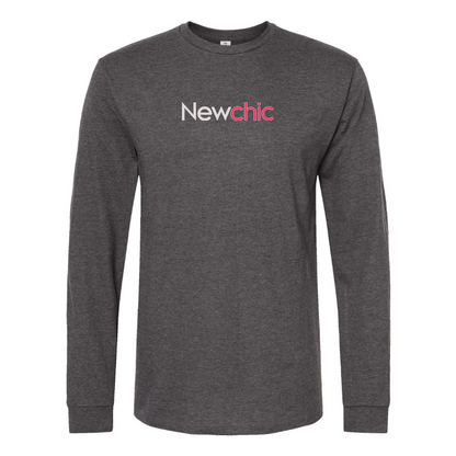 Men's Newchic Logo Cotton Long Sleeve T-Shirt