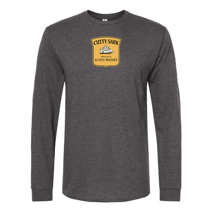 Men's Cutty Sark Logo Cotton Long Sleeve T-Shirt