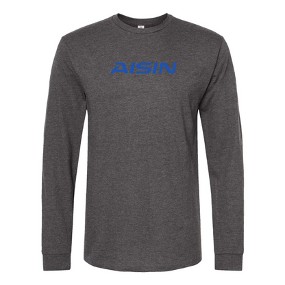 Men's Aisin Logo Cotton Long Sleeve T-Shirt