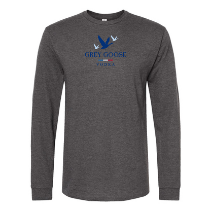 Men's Grey Goose Logo Long Sleeve T-Shirt