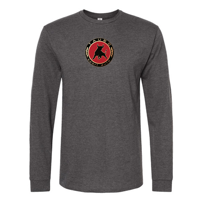 Men's Tauro Sport Auto Logo Cotton Long Sleeve T-Shirt
