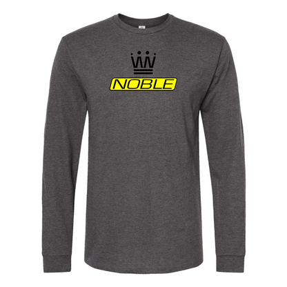 Men's Noble Logo Cotton Long Sleeve T-Shirt