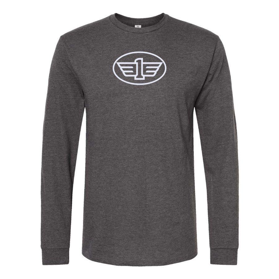 Men's FAW Logo Cotton Long Sleeve T-Shirt