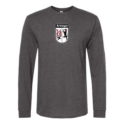 Men's Artega Logo Cotton Long Sleeve T-Shirt