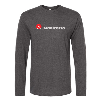 Men's Manfrotto Logo Cotton Long Sleeve T-Shirt