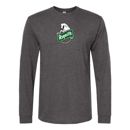 Men's Asquith Logo Cotton Long Sleeve T-Shirt