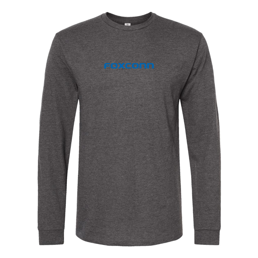 Men's Foxconn Logo Cotton Long Sleeve T-Shirt