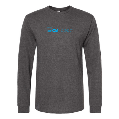 Men's Clatronic Logo Cotton Long Sleeve T-Shirt