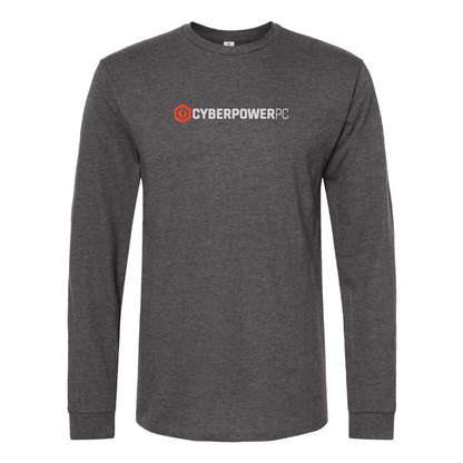 Men's CyberPowerPC Logo Cotton Long Sleeve T-Shirt