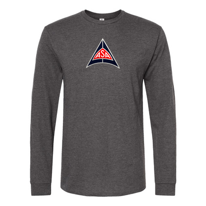 Men's ASA Logo Cotton Long Sleeve T-Shirt