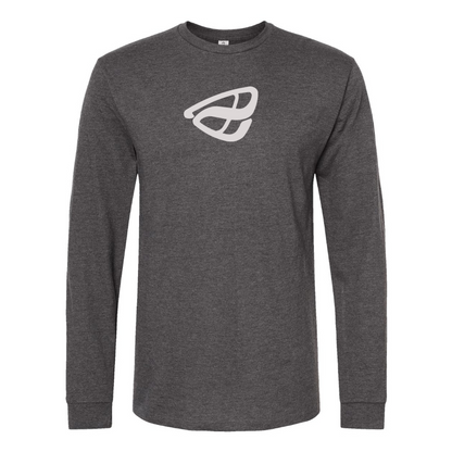 Men's Anfini Logo Cotton Long Sleeve T-Shirt