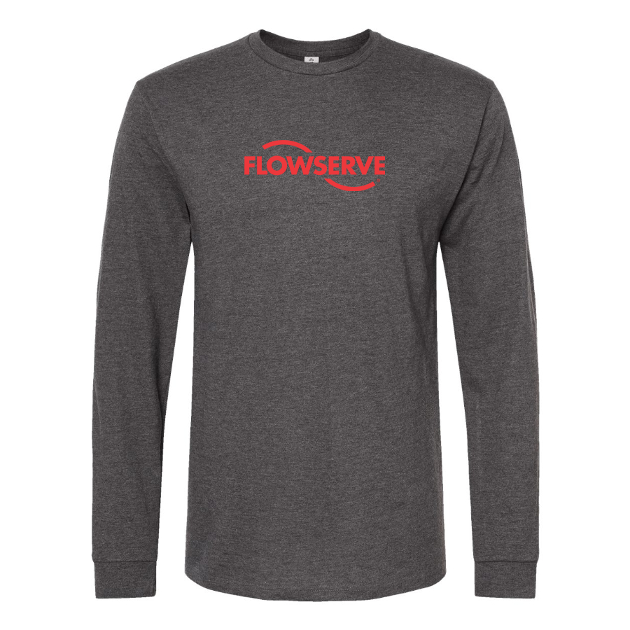 Men's Flowserve Logo Cotton Long Sleeve T-Shirt