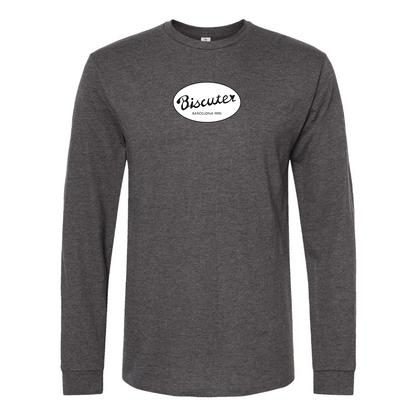 Men's Biscuter Logo Cotton Long Sleeve T-Shirt