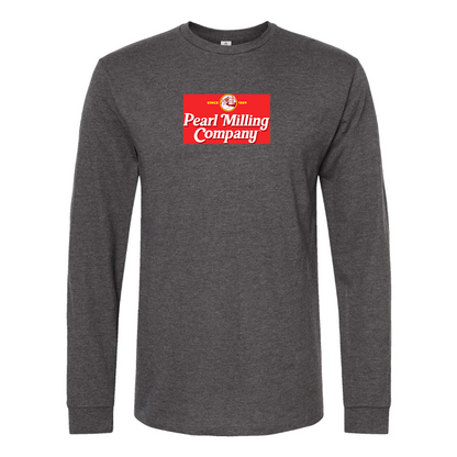 Men's Aunt Jemima Logo Cotton Long Sleeve T-Shirt
