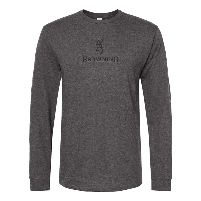 Men's Browning  Logo Cotton Long Sleeve T-Shirt