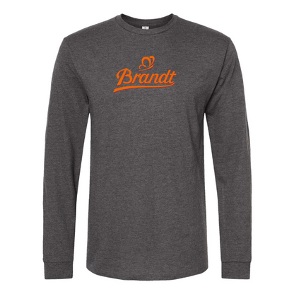 Men's Brandt Zwieback  Logo Cotton Long Sleeve T-Shirt