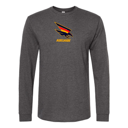 Men's Adelaide Crows  Logo Cotton Long Sleeve T-Shirt