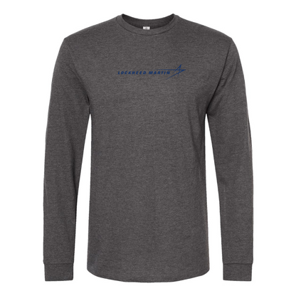 Men's  Lockheed Martin  Logo Cotton Long Sleeve T-Shirt