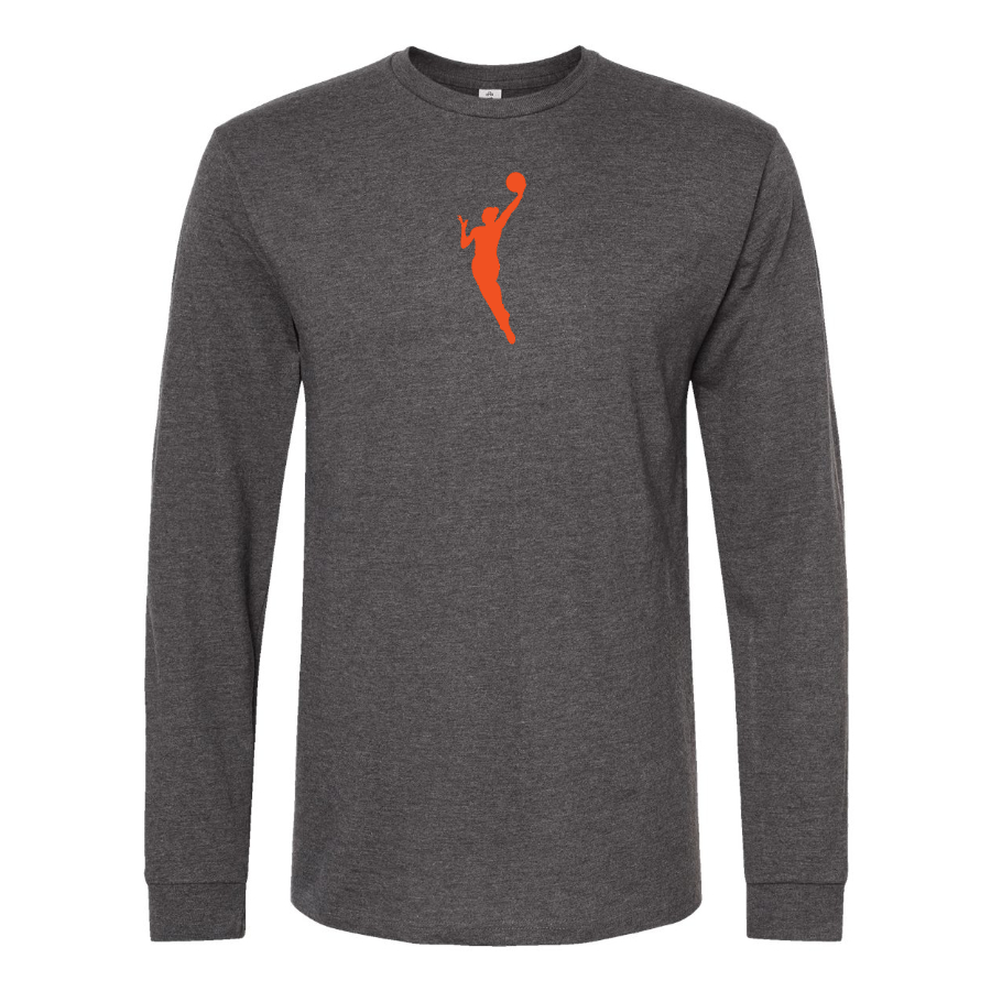 Men's WNBA Symbol Logo Cotton Long Sleeve T-Shirt