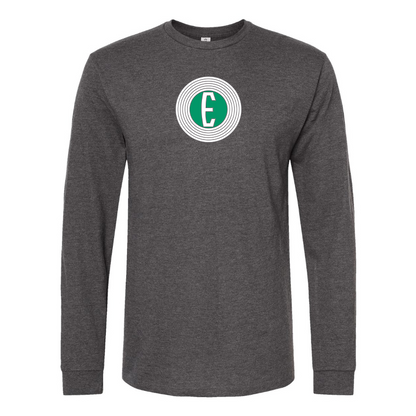 Men's Edsel Logo Cotton Long Sleeve T-Shirt