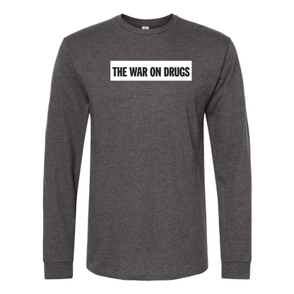 Men's The War on Drugs Logo Cotton Long Sleeve T-Shirt