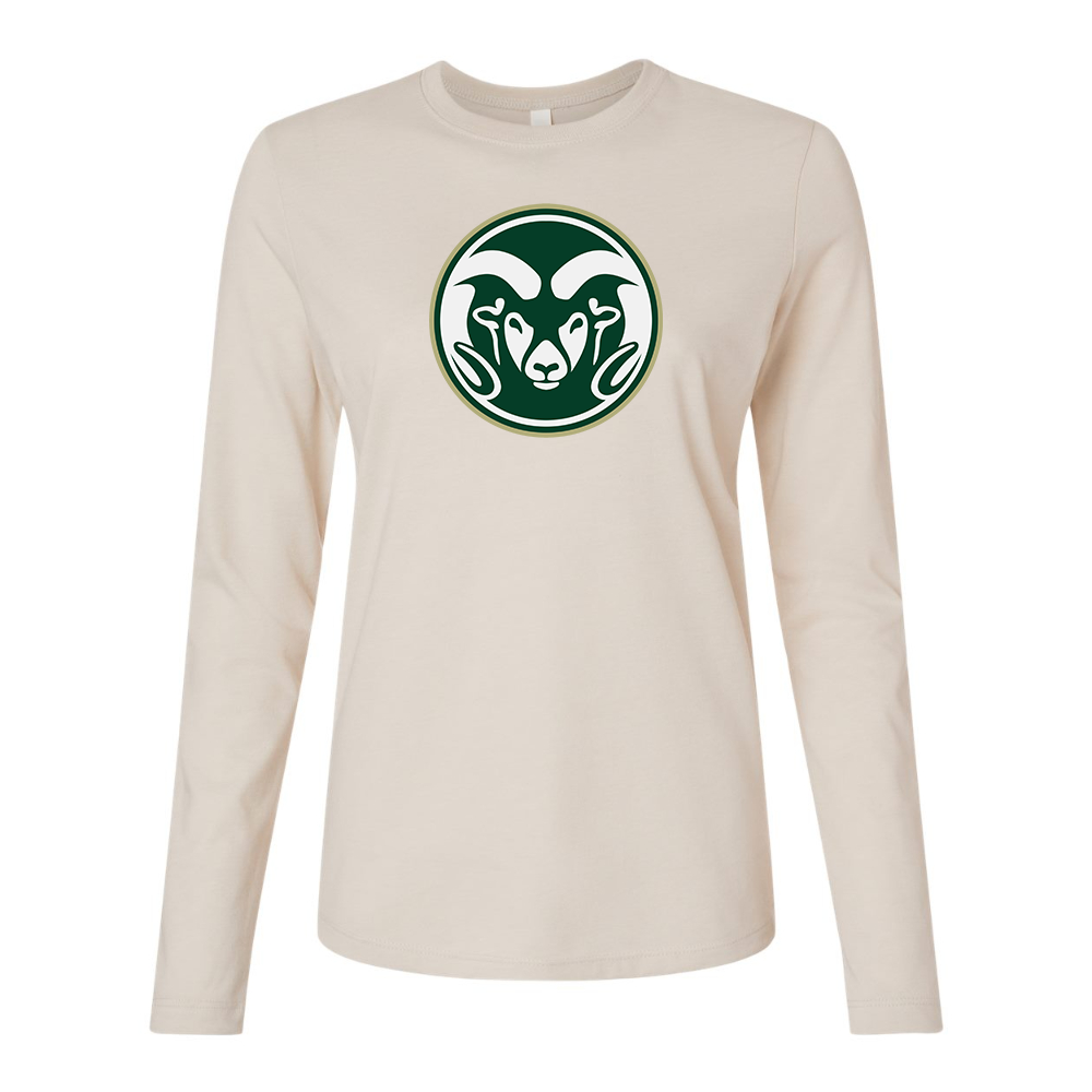 BELLA CANVAS  Colorado State Rams Jersey Long Sleeve Tee