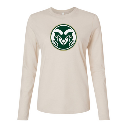 BELLA CANVAS  Colorado State Rams Jersey Long Sleeve Tee