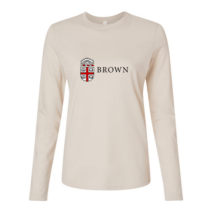 BELLA CANVAS Brown University Jersey Long Sleeve Tee