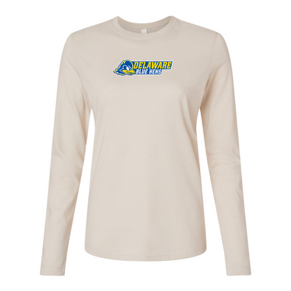 BELLA CANVAS  Delaware Blue Hens Jersey Long Sleeve Tee
