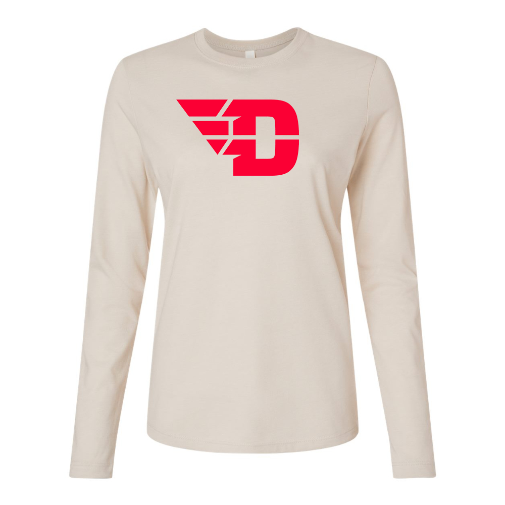BELLA CANVAS  Dayton Flyers Jersey Long Sleeve Tee