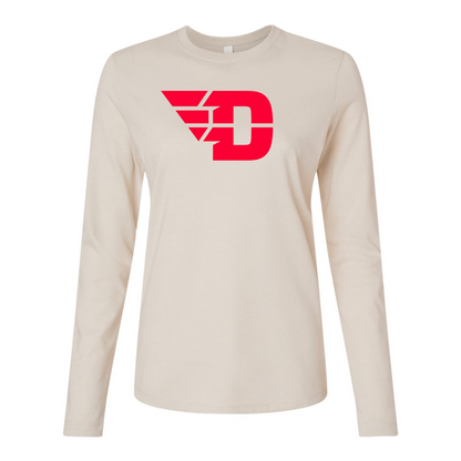 BELLA CANVAS  Dayton Flyers Jersey Long Sleeve Tee