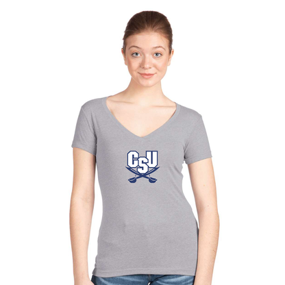 Women's CSU Buccaneers   Next Level V-Neck T-Shirt