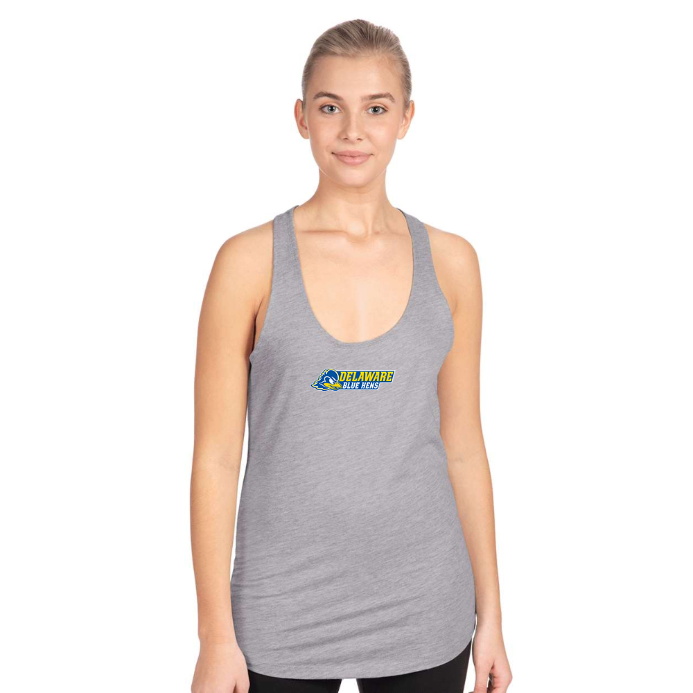 Women's  Delaware Blue Hens Next Level Ideal Racerback Tank