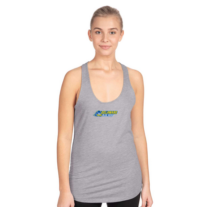 Women's  Delaware Blue Hens Next Level Ideal Racerback Tank