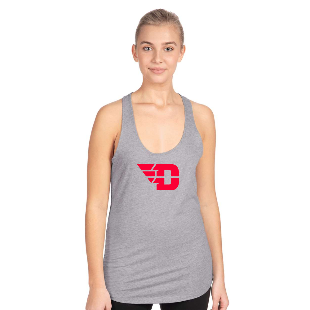 Women's Dayton Flyers  Next Level Ideal Racerback Tank