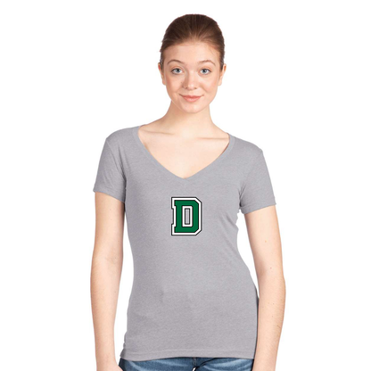 Women's  Dartmouth Big Green  Next Level V-Neck T-Shirt