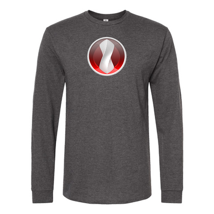 Men's Devon Motorworks Logo Cotton Long Sleeve T-Shirt