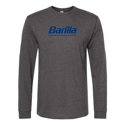 Men's Barilla Logo Cotton Long Sleeve T-Shirt